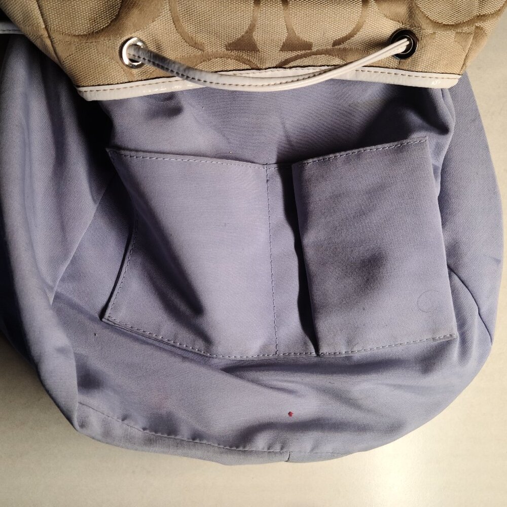 Coach Signature Backpack - Picture 5 of 7